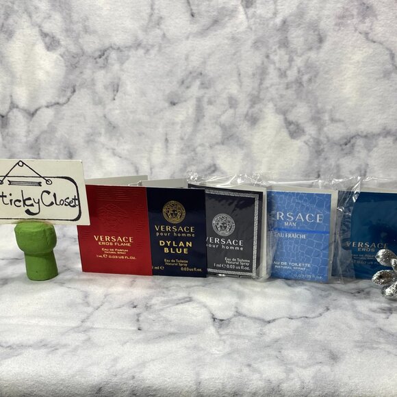 Bundle 5 Luxury Brand Samples - VERSACE - Picture 1 of 10